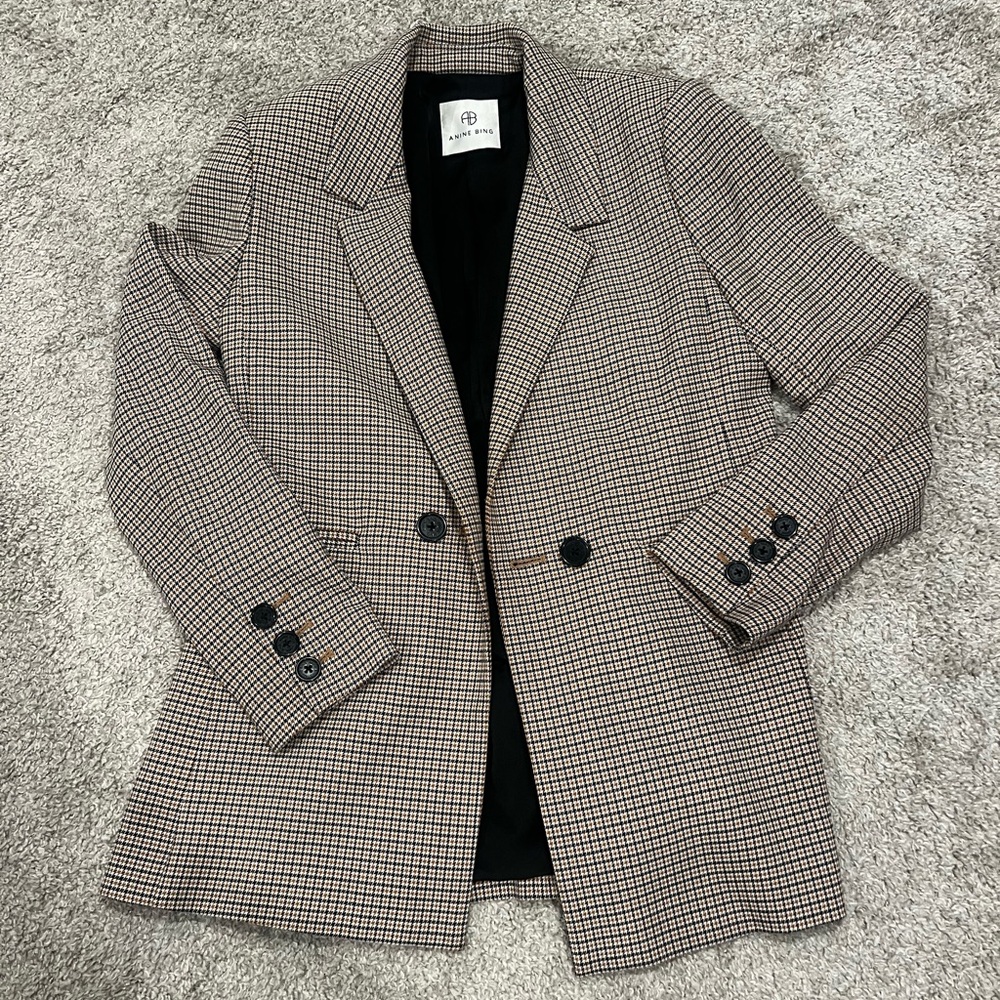Anine Bing Madeline Blazer Sz S Excellent Condition - Picture 9 of 12